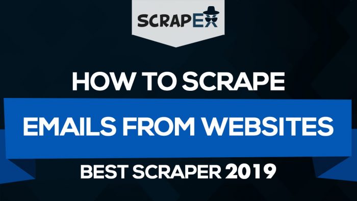 how to scrape emails from websites