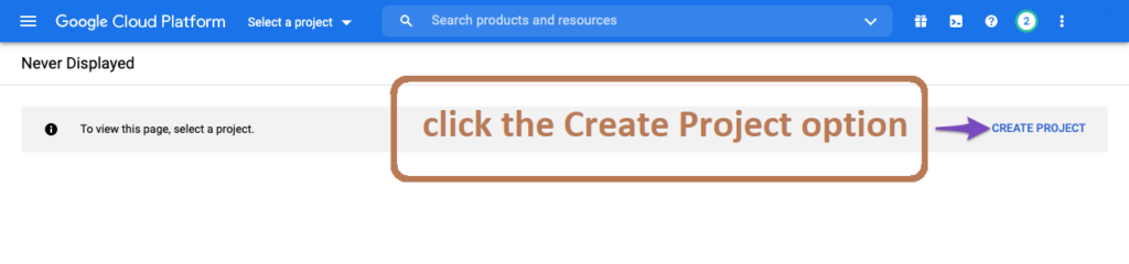 Free Google Indexer – Google Search Console Indexer - create project